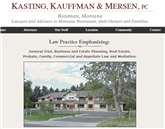 Kasting, Kauffman & Mersen, P.C. - Law Firm in Bozeman, MT