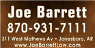 Joe Clifford Barrett (Jonesboro, Arkansas)