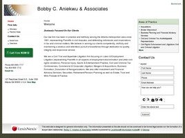 Mr. Bobby C. Aniekwu (Atlanta, Georgia)