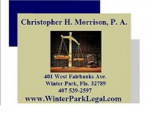 Christopher H. Morrison (Winter Park, Florida)