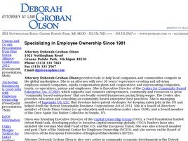 Deborah Groban Olson (Grosse Pointe Park, Michigan)