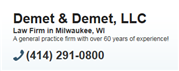 Atty. Donal M. Demet (Milwaukee, Wisconsin)