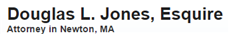 Douglas Lamar Jones (Newton, Massachusetts)
