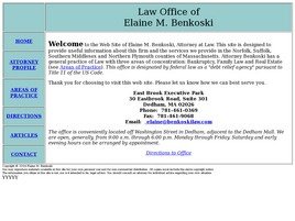 Elaine M. Benkoski (Dedham, Massachusetts)