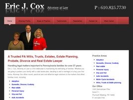 Eric J. Cox (Plymouth Meeting, Pennsylvania)