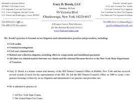 Gary Dennis Borek (Cheektowaga, New York)