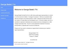 Mr. George Chester Bedell III (Tampa, Florida)