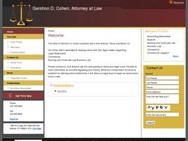 Mr. Gershon D. Cohen (San Antonio, Texas)