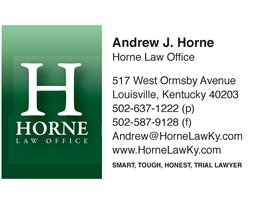 Andrew John Horne (Louisville, Kentucky)