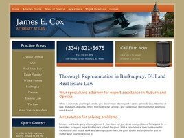 Mr. James Edwin Cox (Auburn, Alabama)