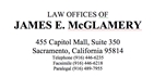 James Eric McGlamery (Sacramento, California)