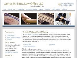 Mr. James M. Sims (Anniston, Alabama)