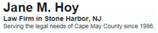 Jane Mackell Hoy (Stone Harbor, New Jersey)