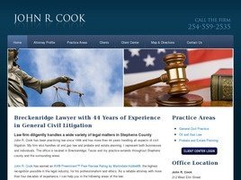 Mr. John Rhodes Cook (Breckenridge, Texas)