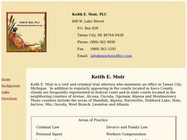Keith E Moir (East Tawas, Michigan)