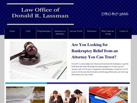 Donald R. Lassman (Needham, Massachusetts)