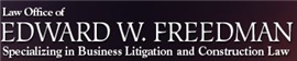 Edward W. Freedman (San Diego, California)