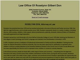 Roselynn Gilbert Don (Evanston, Illinois)