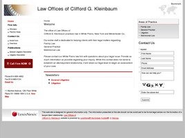 Clifford George Kleinbaum (White Plains, New York)