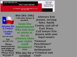 Mr. Eric D. Jensen (Tyler, Texas)