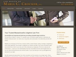Maria C Crocker (Newton, Massachusetts)