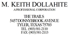 M. Keith Dollahite (Tyler, Texas)