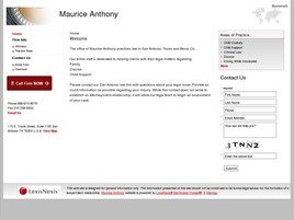 Mr. Maurice Anthony (San Antonio, Texas)