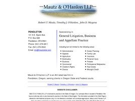 Robert T. Mautz (Pendleton, Oregon)