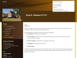 Paul Granville Watson IV (Eastville, Virginia)
