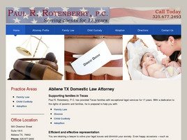 Mr. Paul Roberson Rotenberry (Abilene, Texas)