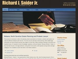 Mr. Richard John Snider, Jr. (Mebane, North Carolina)