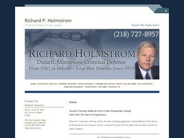 Richard P Holmstrom (Duluth, Minnesota)