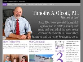 Mr Timothy Allan Olcott (Green Valley, Arizona)