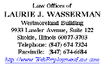 Laurie Joseph Wasserman (Skokie, Illinois)