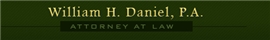 Mr. William H. Daniel (Yanceyville, North Carolina)