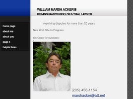 Mr. William Marsh Acker III (Birmingham, Alabama)