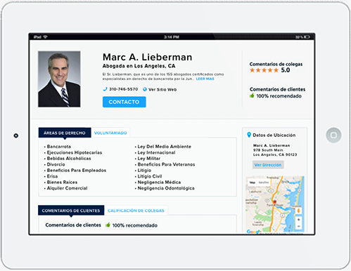 Over 1 million lawyer reviews